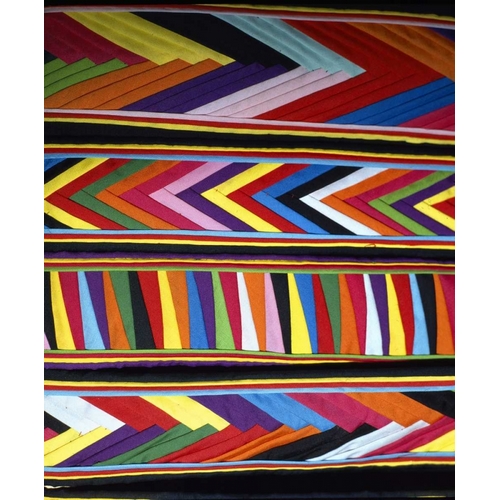 Peru, Cinceros Colors in fabric design in market